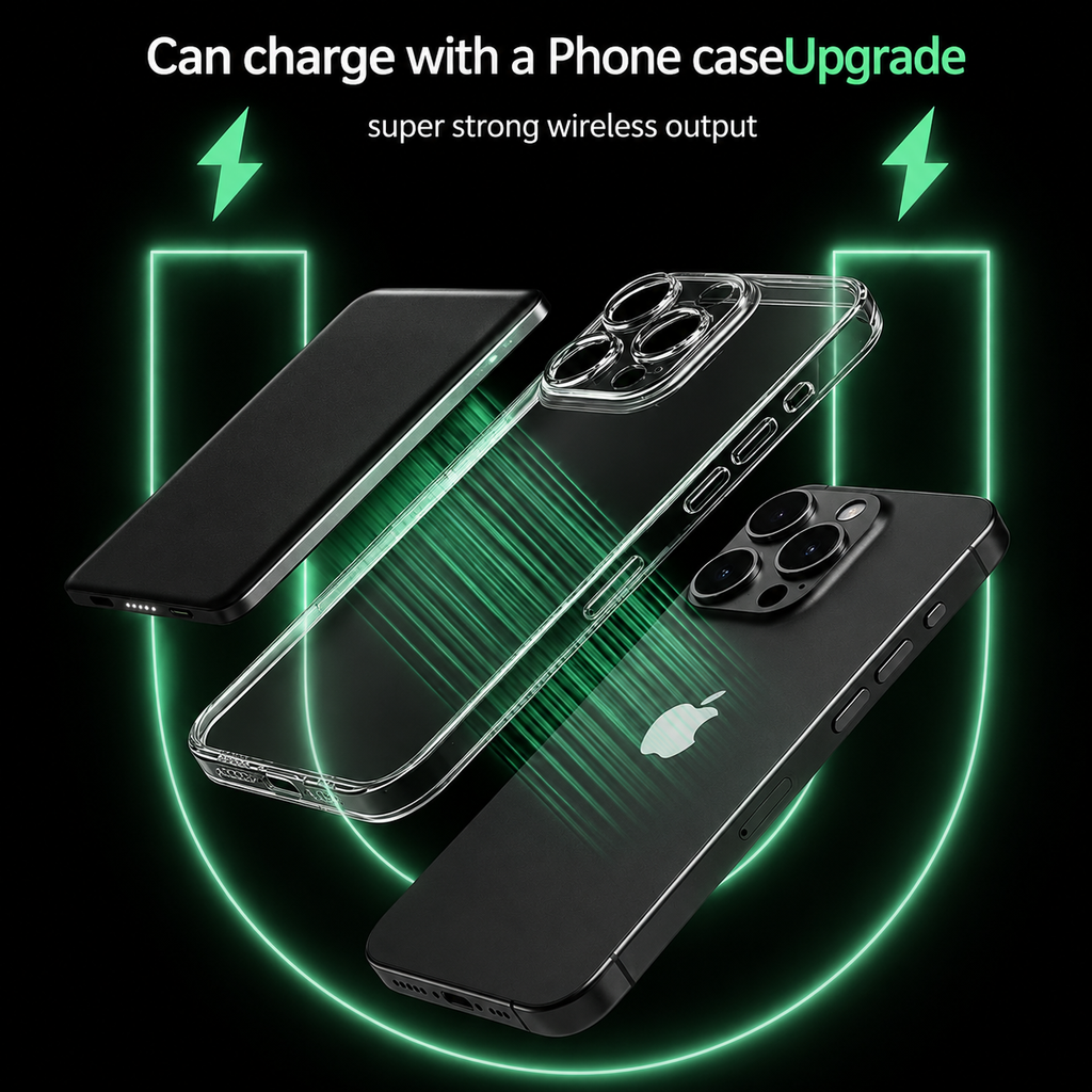 PoweredbyANO Magnetic Power Bank – Portable Wireless Charging 10,000 MAH